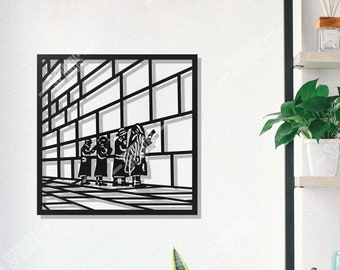 Kotel Wood Wall Decor: Western Wall Art, Jerusalem
