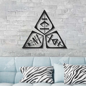 Veni Vidi Vici Wood Wall Art: Julius Caesar Quote Decor - 3 Piece Sign