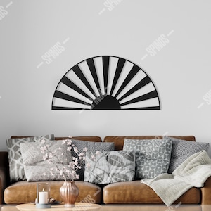 Japanese Rising Sun Wood Wall Art: Elegant Battle Flag Decor