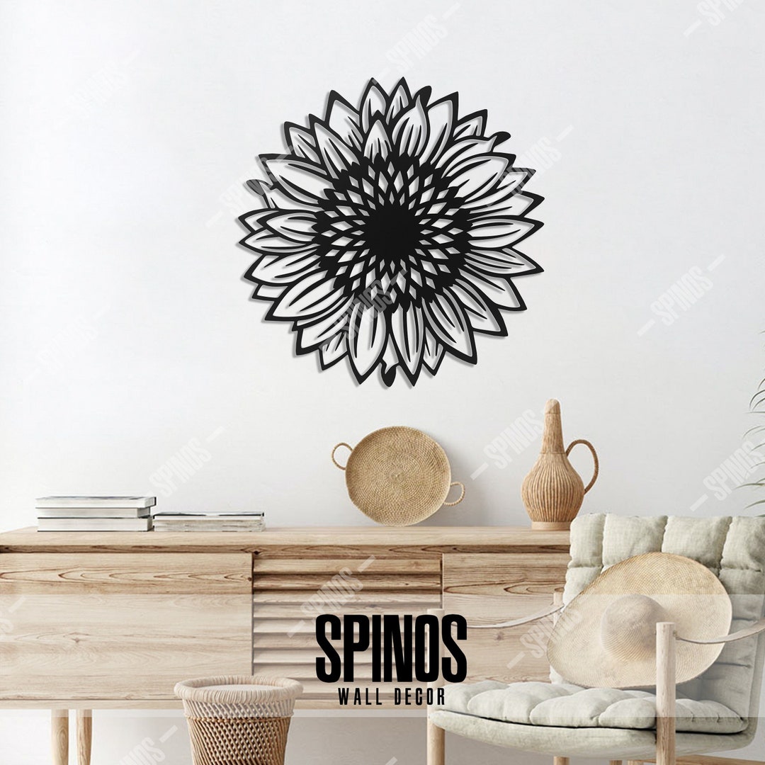 Daisy Wood Wall Decor, Flower Wooden Art, Floral Wall Hanging, Camomile