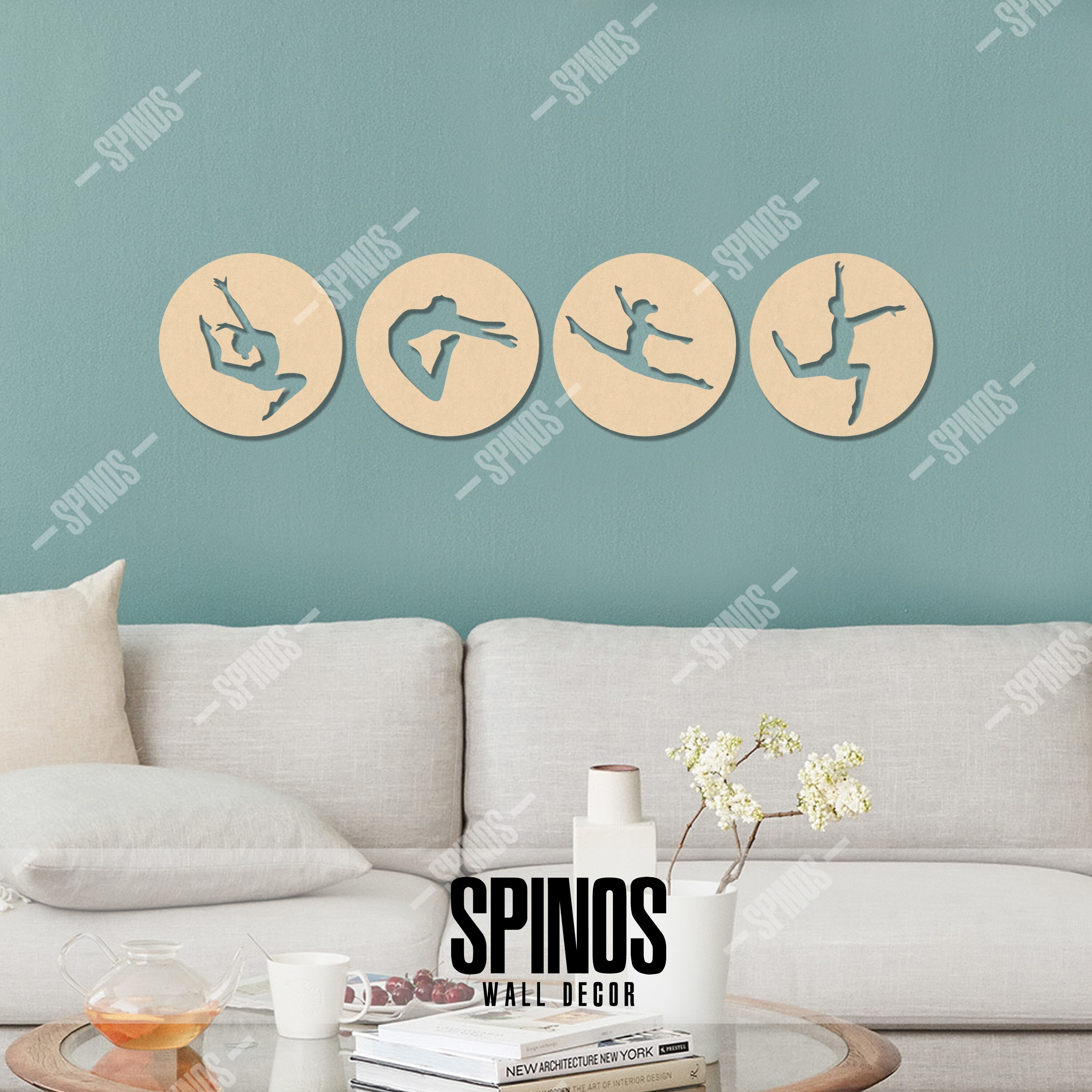 Gymnastics Wall Art Acrobatics Wall Decor Gymnast Wall Etsy