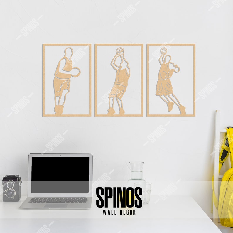 Basketball Wood Wall Art Basketballer Decor Nursery Sign Etsy