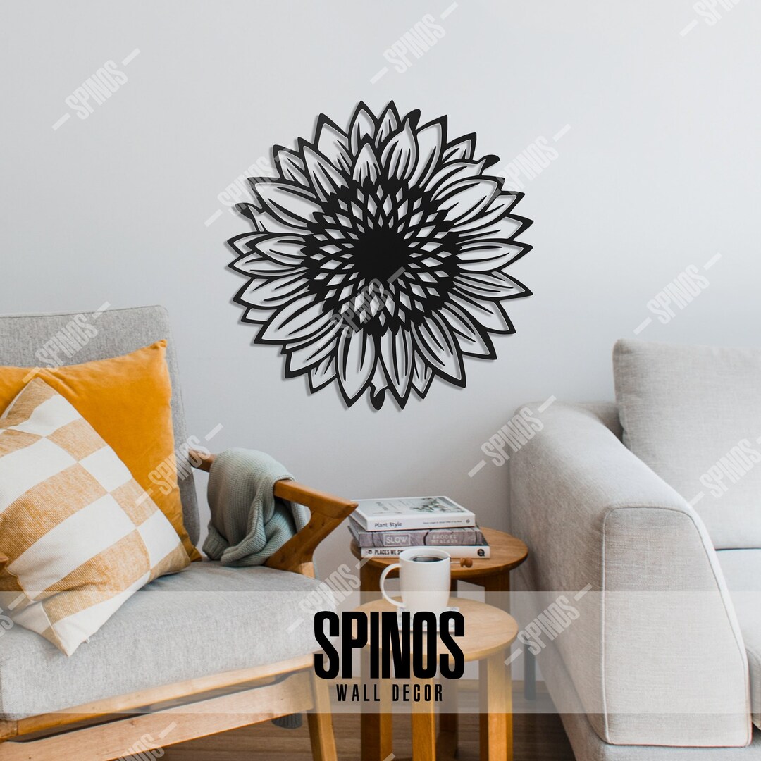 Daisy Wood Wall Decor, Flower Wall Art, Floral Home Decoraiton