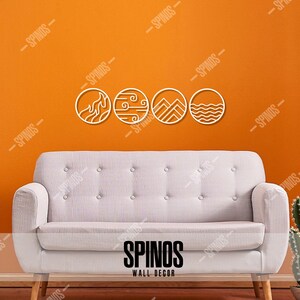 With unique figures depicting each element, this set adds both artistic and meaningful touches to your home.
