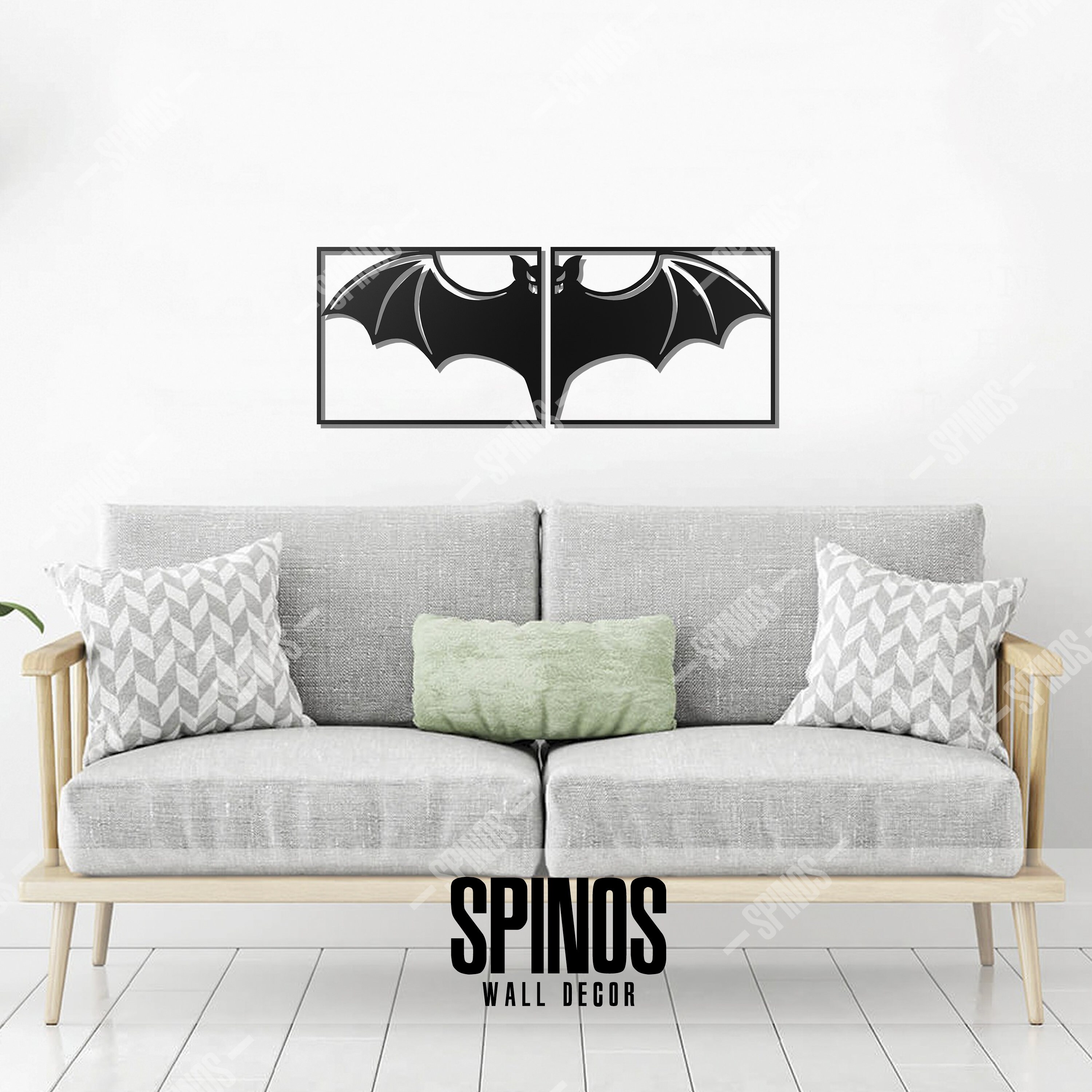 Bat Wood Wall Decor Bat Wings Wall Art Gothic Wall Sign Etsy UK