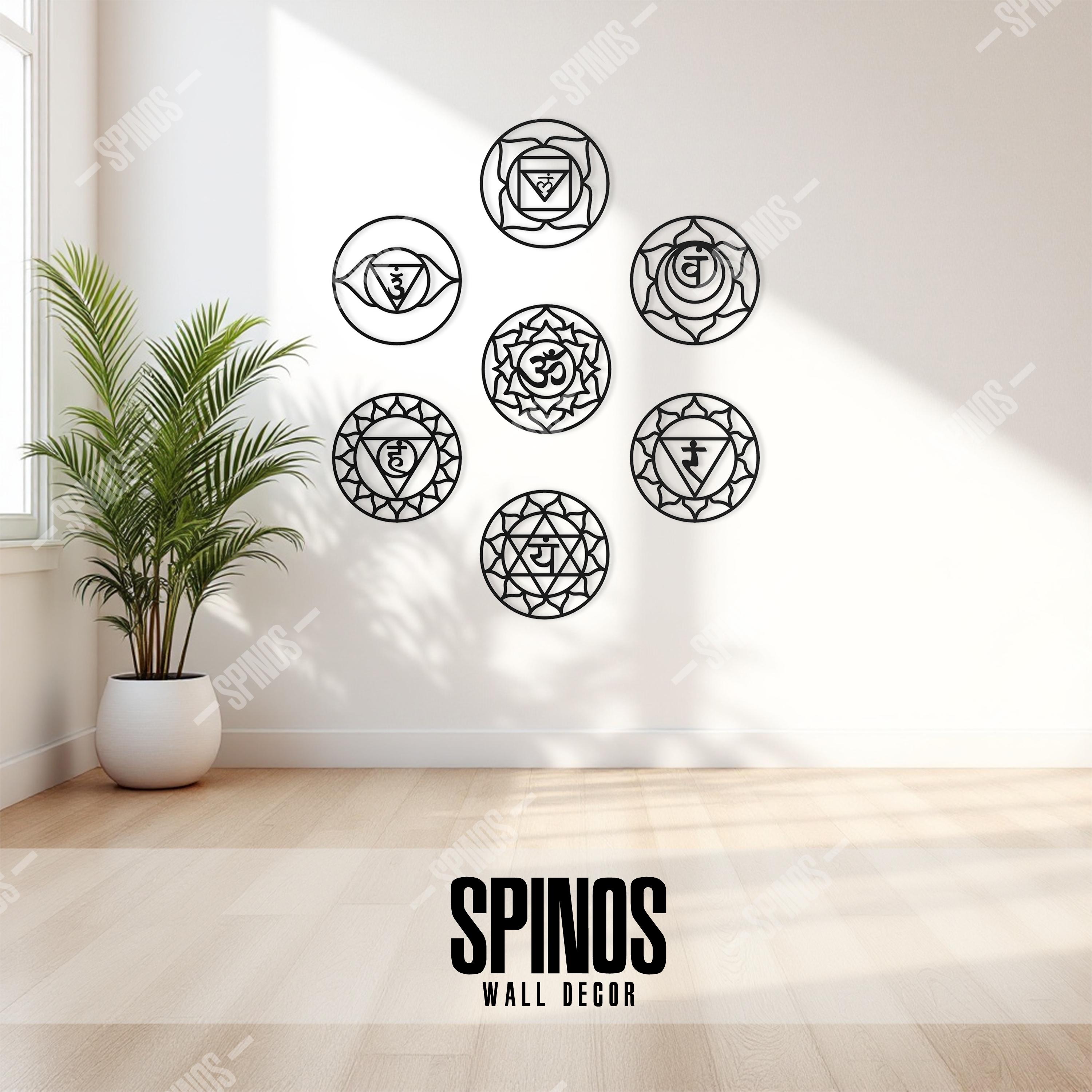 Chakra Wooden Wall Art – Spiritual Yoga Meditation Decor - Etsy