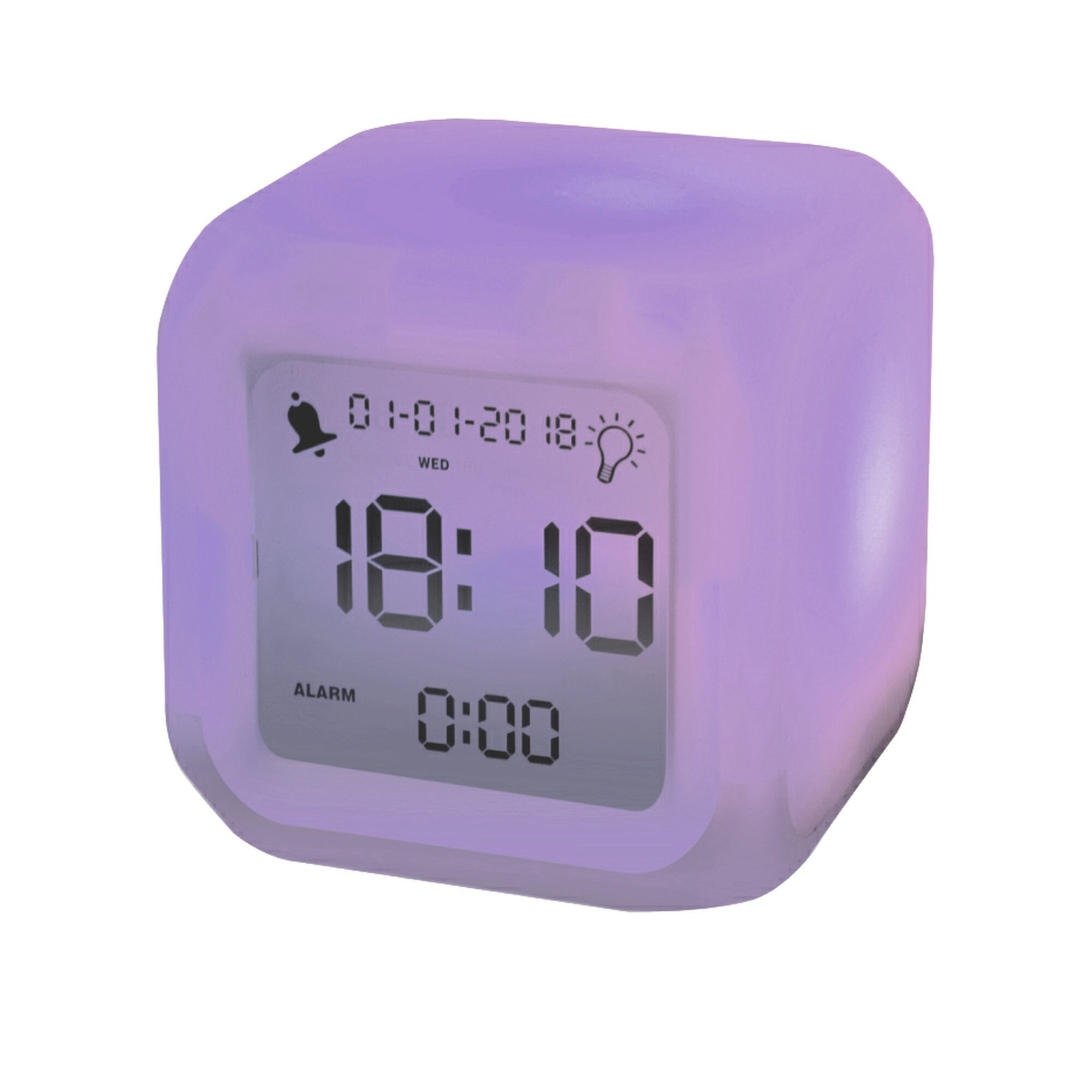 Aurora Touch Colour Changing Alarm Clock Etsy