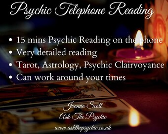Top TV Psychic - 15mins Telephone Psychic Reading