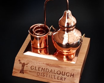 Miniatuur koperen displayfoto's