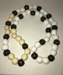 Meine Bräune mit ein paar schwarzen plus weißen Perlen | Etsy