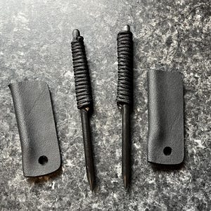 G10 Spike Set with Kydex Sheaths, NPE, G10 Marlin Spike Set