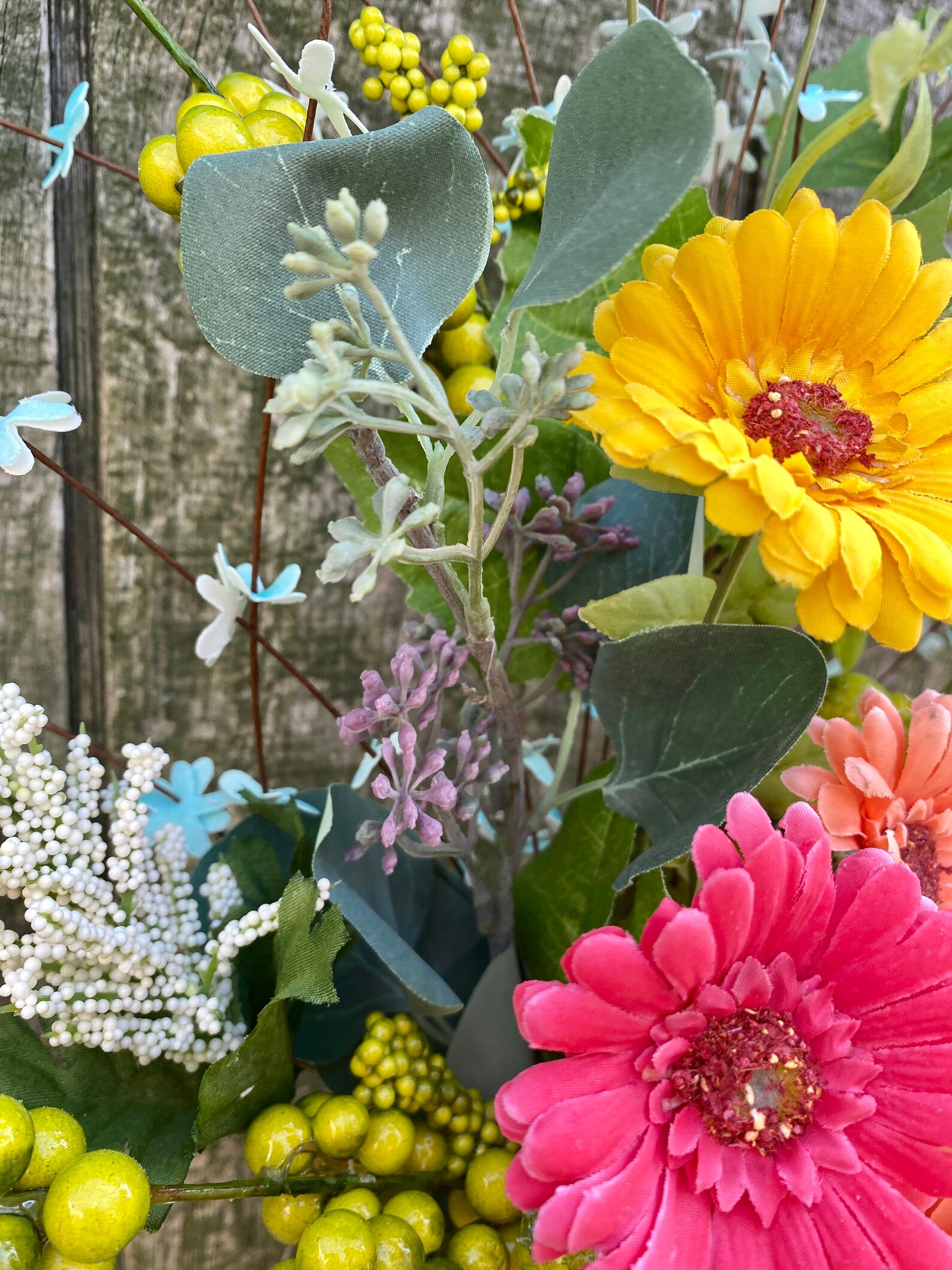 Wild Flower arrangement Centerpiece Daisies Etsy
