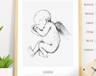 Personalized Baby Birth Stats Poster: Custom Nursery Art (Digital Download)