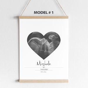 Personalisiertes Baby Poster, Ultraschall Bild, Fetal Ultraschall Bild, DIGITALE DATEI