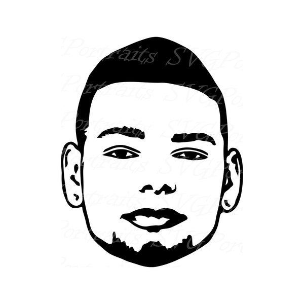 Kane Brown SVG DXF png pdf jpg eps vector files | Kane Brown  svg | country music svg silhouette | cricut | clipart | cameo, cut, svg