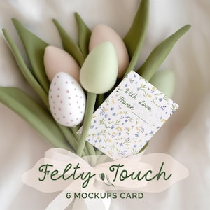 Felty Touch Card Mockups Bundle, Frühlingsmockup, 5x7 Mockup, Einladung Mockup, Grußkarte Mockup, Briefpapier Mockup, PSD