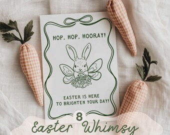 Easter 5x7 Card Mockup Bundle, Spring Stationery (PSD & JPG)