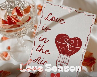 Valentine Card Mockup Collection • Romantic 5x7 Stationery (PSD & JPG)