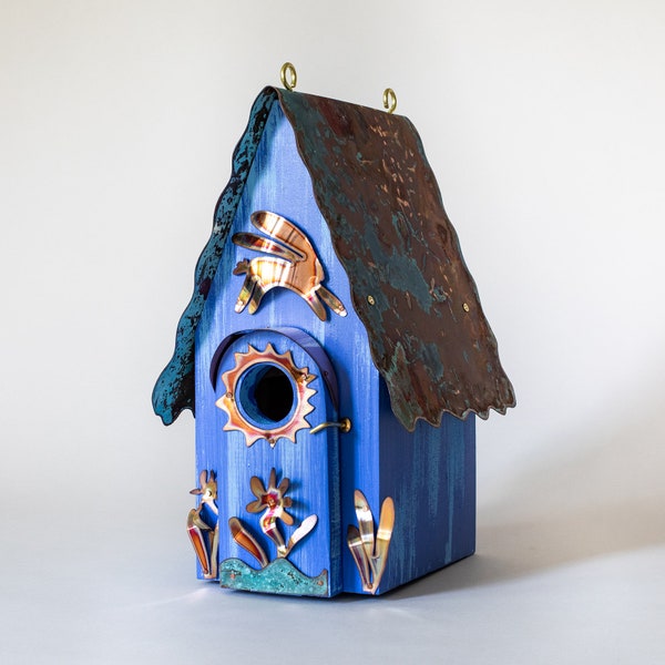 Leaping Rabbit Birdhouse