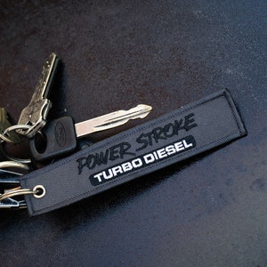 PowerStroke Keychain Tag