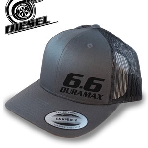 6.6 Duramax Diesel Blacked Out Hat