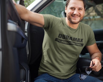 VIP【関税送料無料】希少 DIESEL GREY COTTON T-SHIRT Duramax Military Green Shirt - Etsy