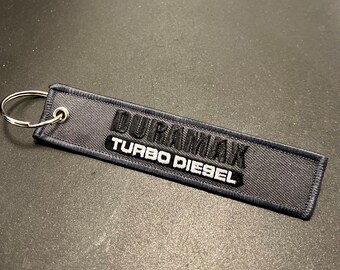 Duramax Diesel Keychain Tag