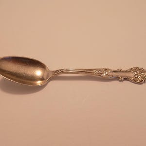 Vintage "Charter Oa"k Muster von 1847 Rogers Brothers Versilberte Mokkalöffel, Zucker, Marmelade, Gelee, Senflöffel