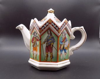 Sadler Charles I "Civil War - King And Parliament" Teapot