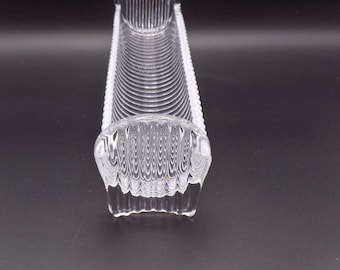 Vintage Godinger serveerschaal van helder glas, hapjes of kleine lekkernijen
