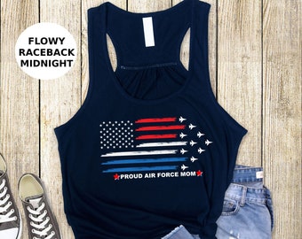Air Force Mom Tank Top, Proud Air Force Mom,Air Force Mom Shirt,Air Force Graduation Shirt,BMT Graduation shirt,Air Force Academy graduation