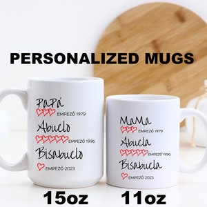 BISABUELA Birthday gift, CUSTOM BISABUELA gift,Spanish Baby Announcement,Spain Birthday gift for Bisabuela,Spanish baby Reveal for Bisabuela
