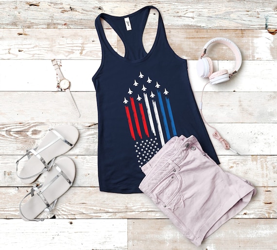 Women's Patriotic Tank Top,4th Of July Racerback Tank,Patriotic 4th Of July Tanks,July 4th Tanks,Tank Top 4th Of July,4th Of July Shirt Tank