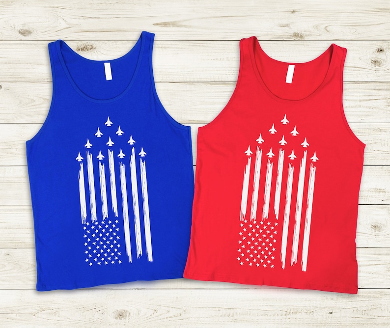 This is a picture of a 4th of July tank top, 4th of July shirt men, mens 4th of July tank top.