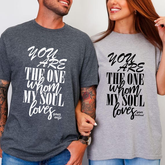 Christian Matching Couple Shirts, Faith Based Husband and Wife Gift