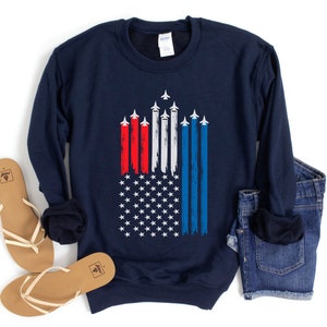This is a picture of a 4th of July sweatshirt, fourth of July sweatshirt, 4th of July sweatshirt