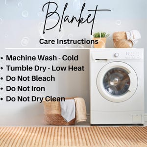 Blanket care instructions for custom hockey blankets – Moms Next Adventure