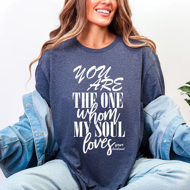 Faith based Christian wife t shirt, religious scripture design casual outfit