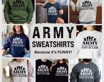 Army navy sweatshirts hotsell