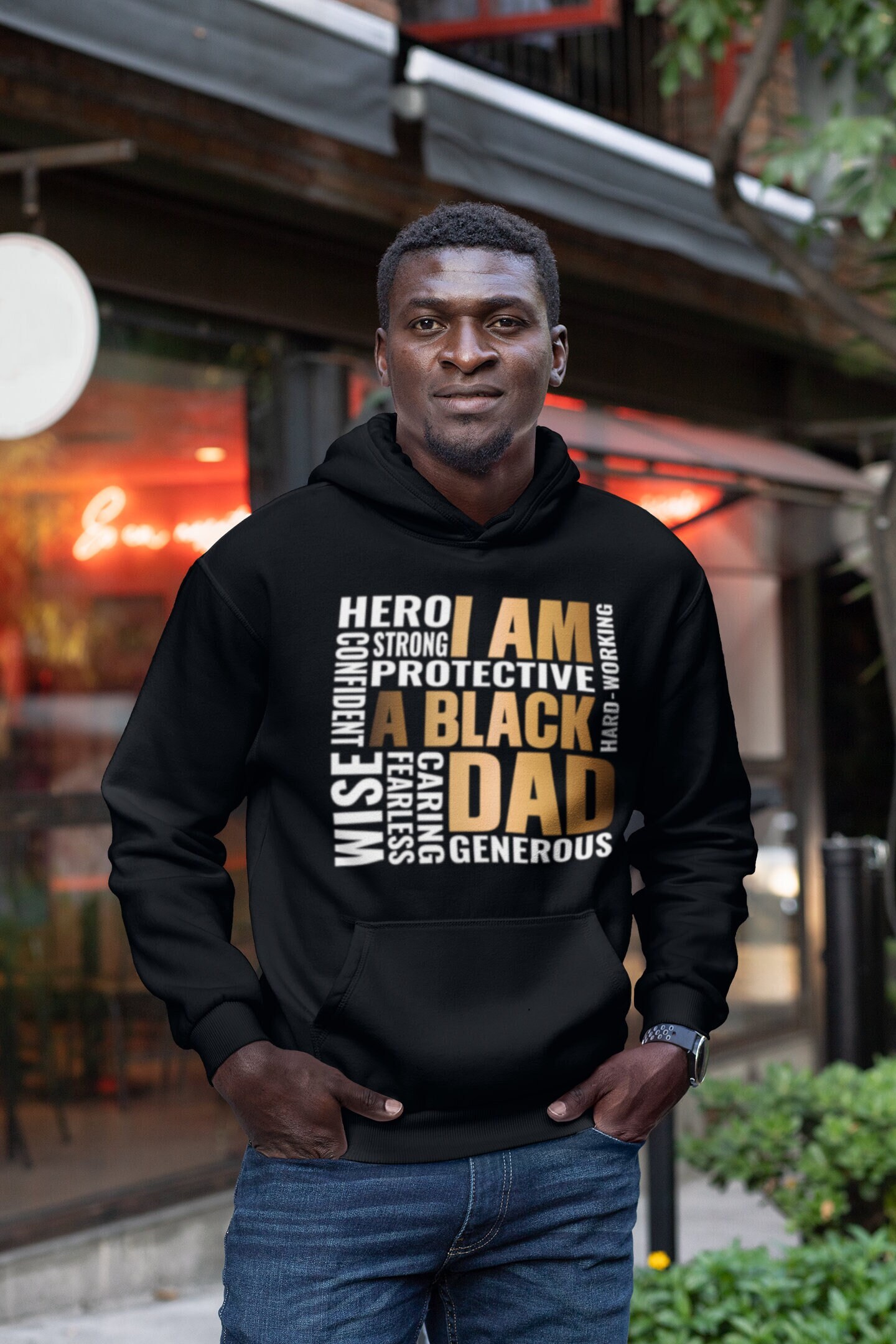 dad maxi peached hoodie