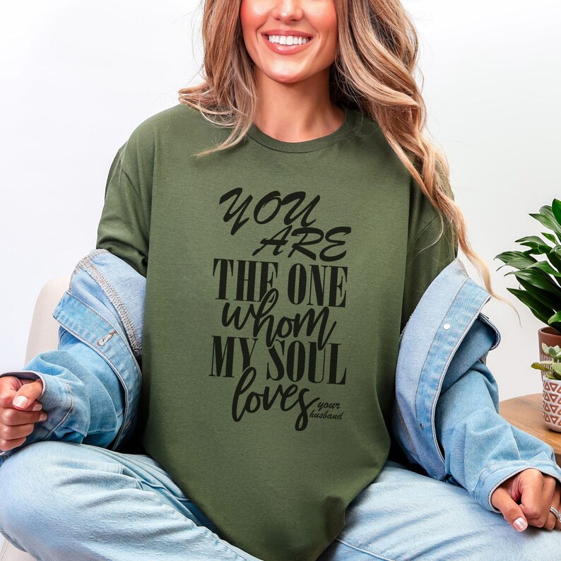 Christian Matching Couple Shirts, Faith Based Husband and Wife Gift Bild 17