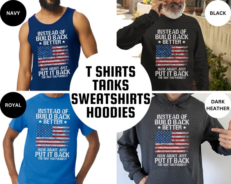 This is a picture of a man wearing a USA flag shirt. The picture is of a distressed American flag, a distressed USA flag.