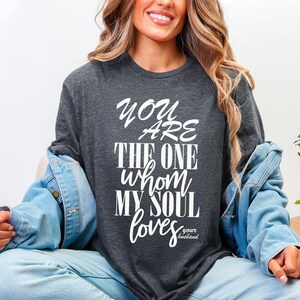 Religious wife t shirt with Christian scripture matching couple shirt