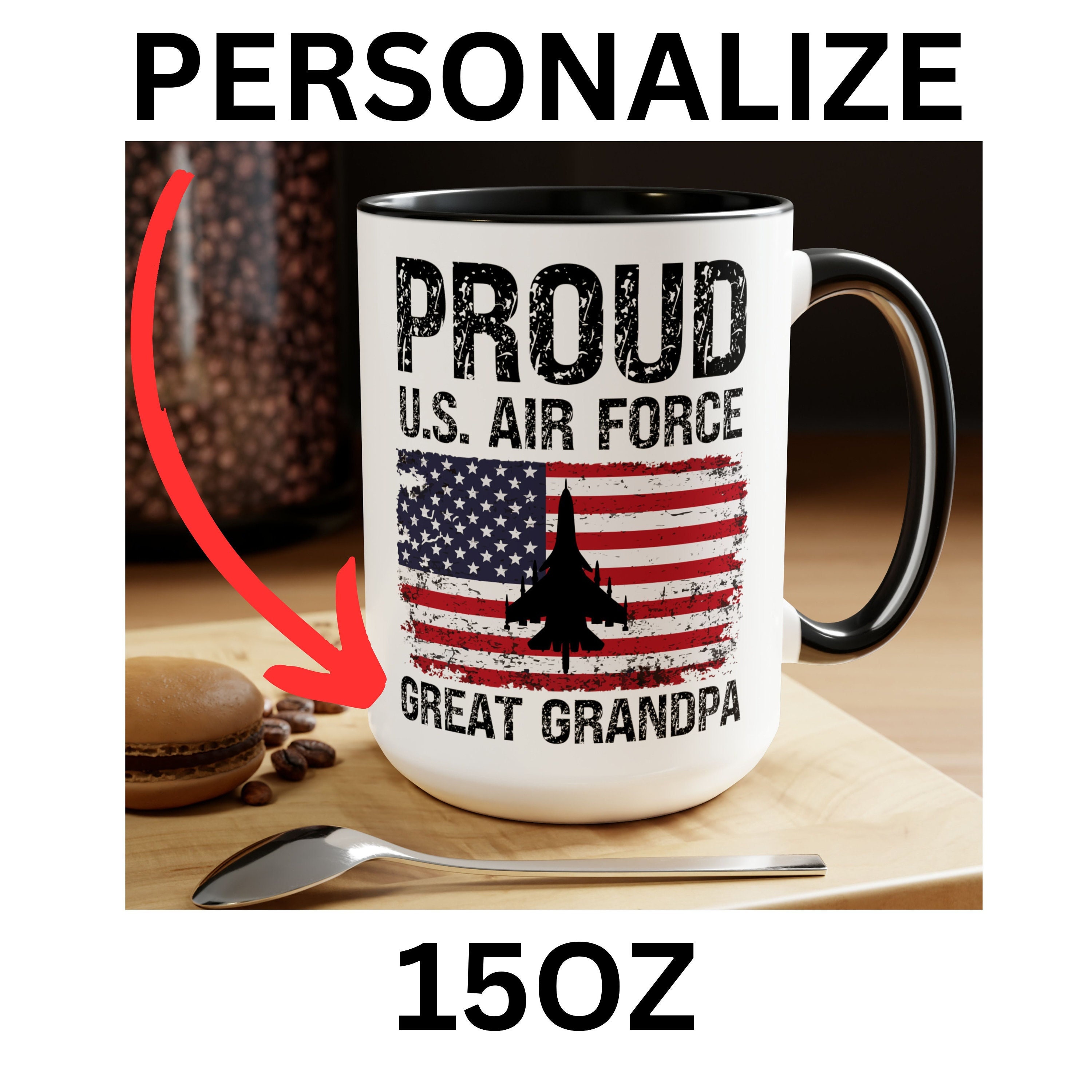 Air Force Gift, Air Force Mug, Airforce Gift, Air Force Gift for Grandma,  Gift for Air Force Grandpa, Air Force Family, Airforce Family Gift - Etsy