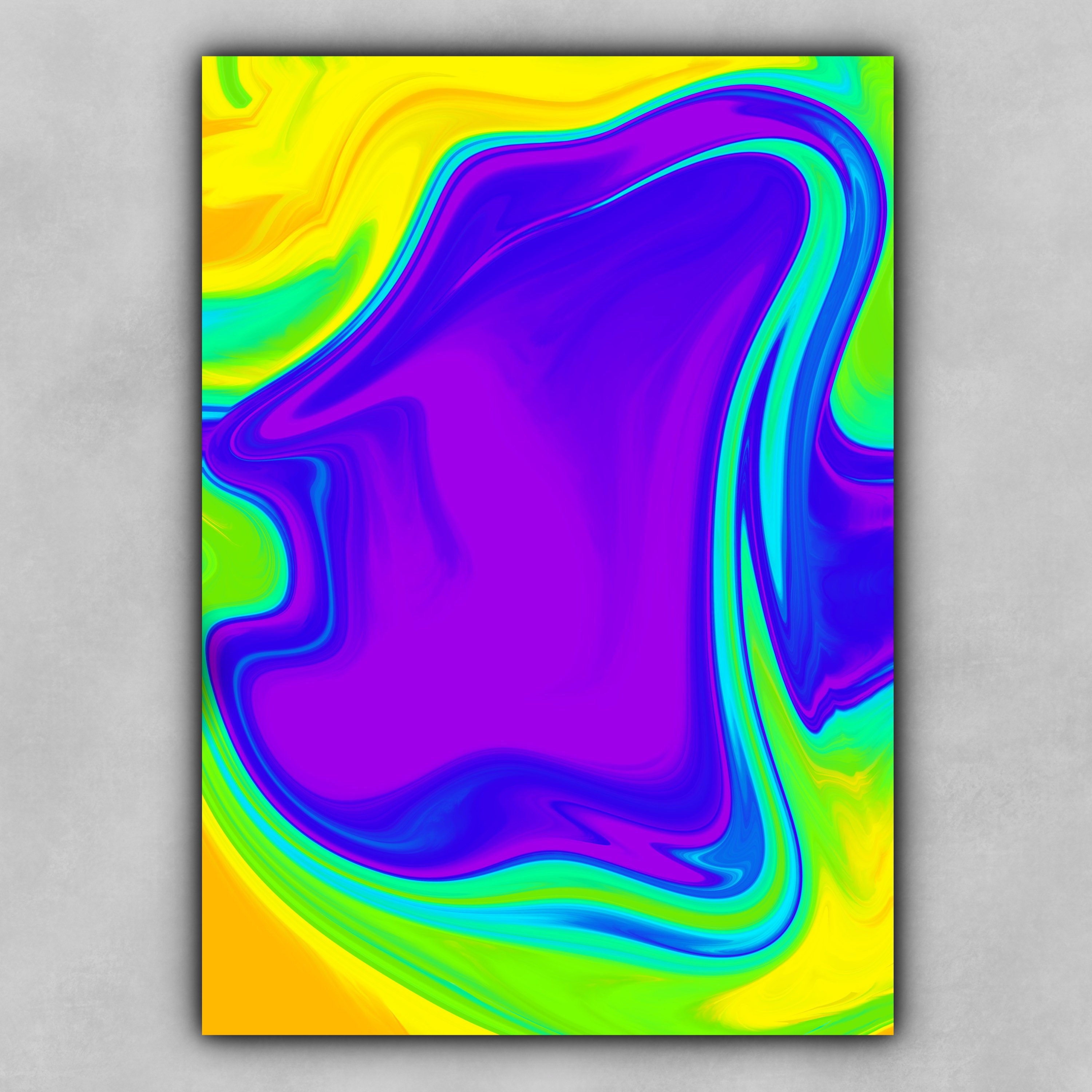Abstract Digital Art Print Etsy