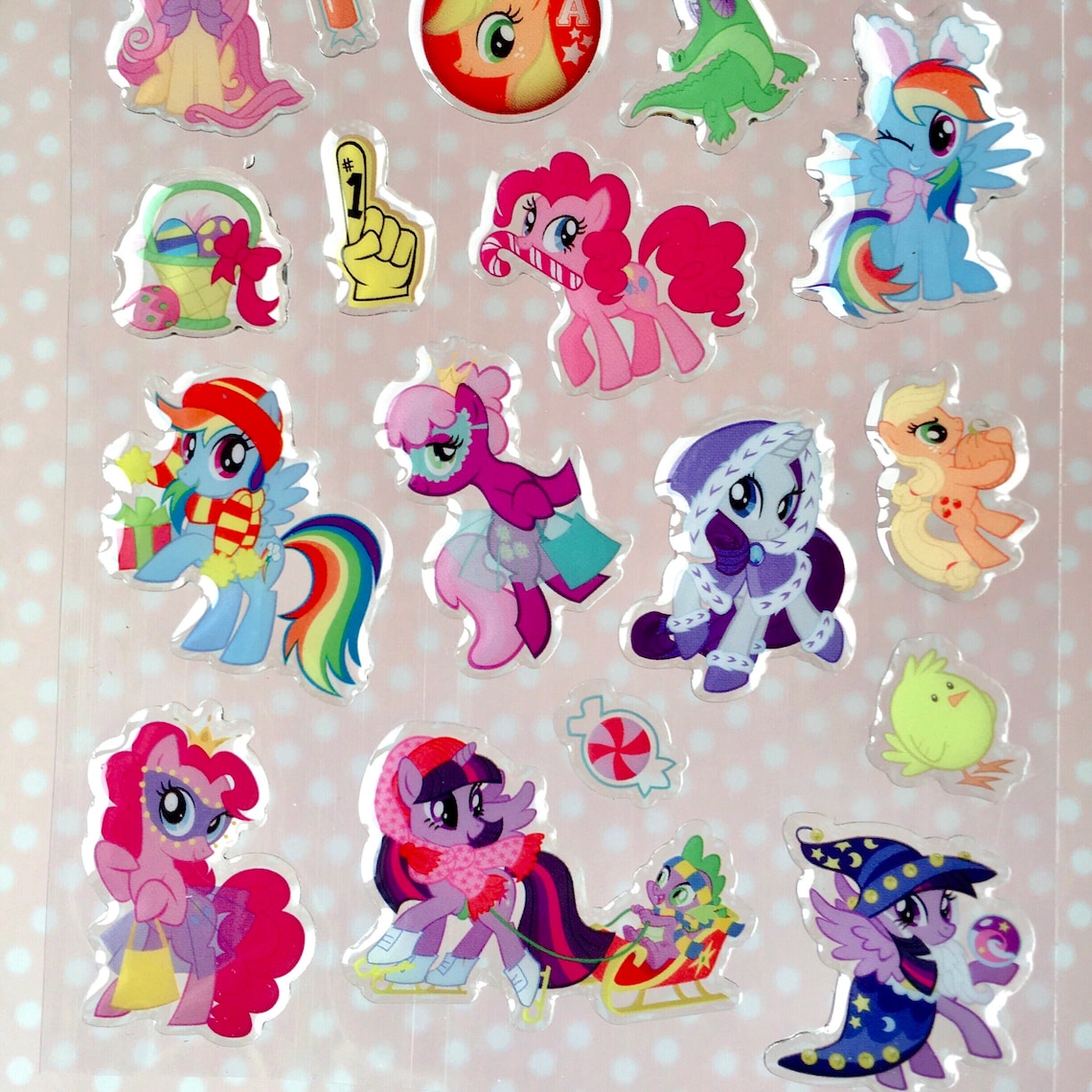 Stickers Puffy Sticker Cute Stickers My Little Pony Etsy