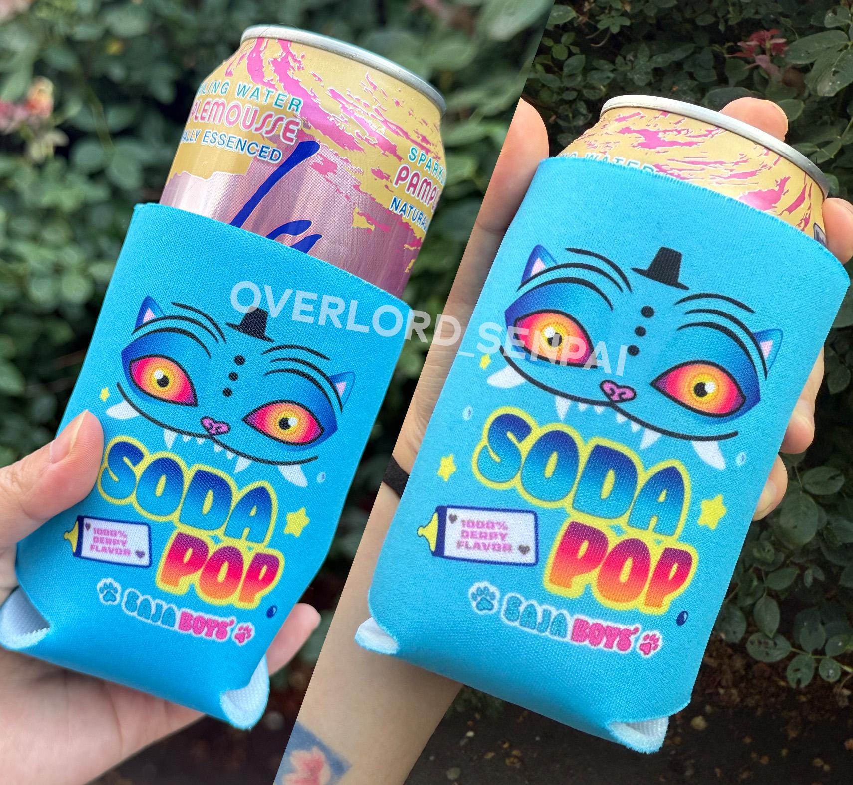 Demon Hunter Soda Pop Can Beverage Sleeve Cooler Foam Drink Cozy