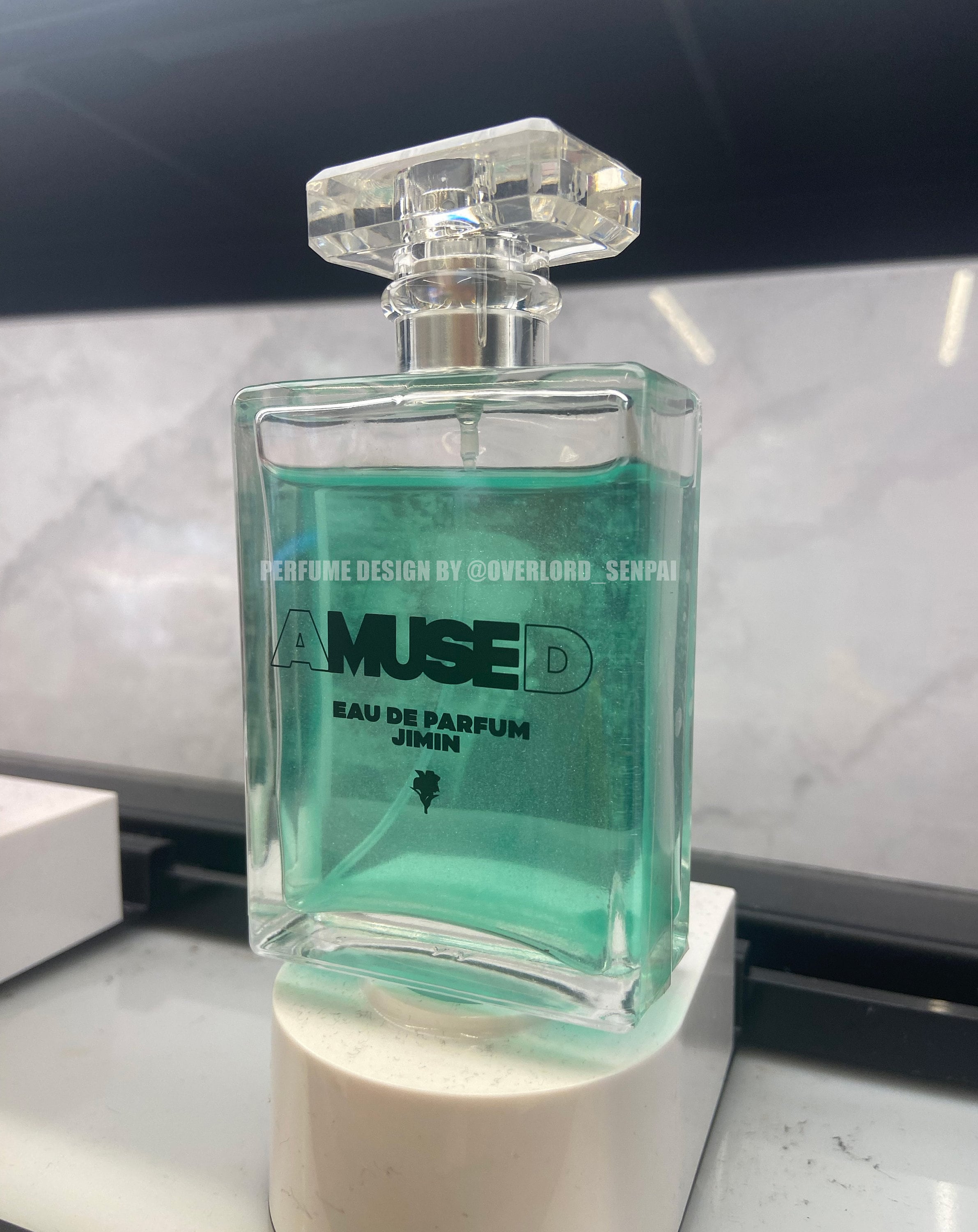 MUSE PERFUME BOTTLE / Gift for Army Fan / Blooming Serenade