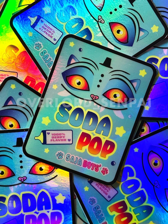 Saja Boys Kpop Demon Hunters Derpy Tiger Soda Pop 大型ホロ