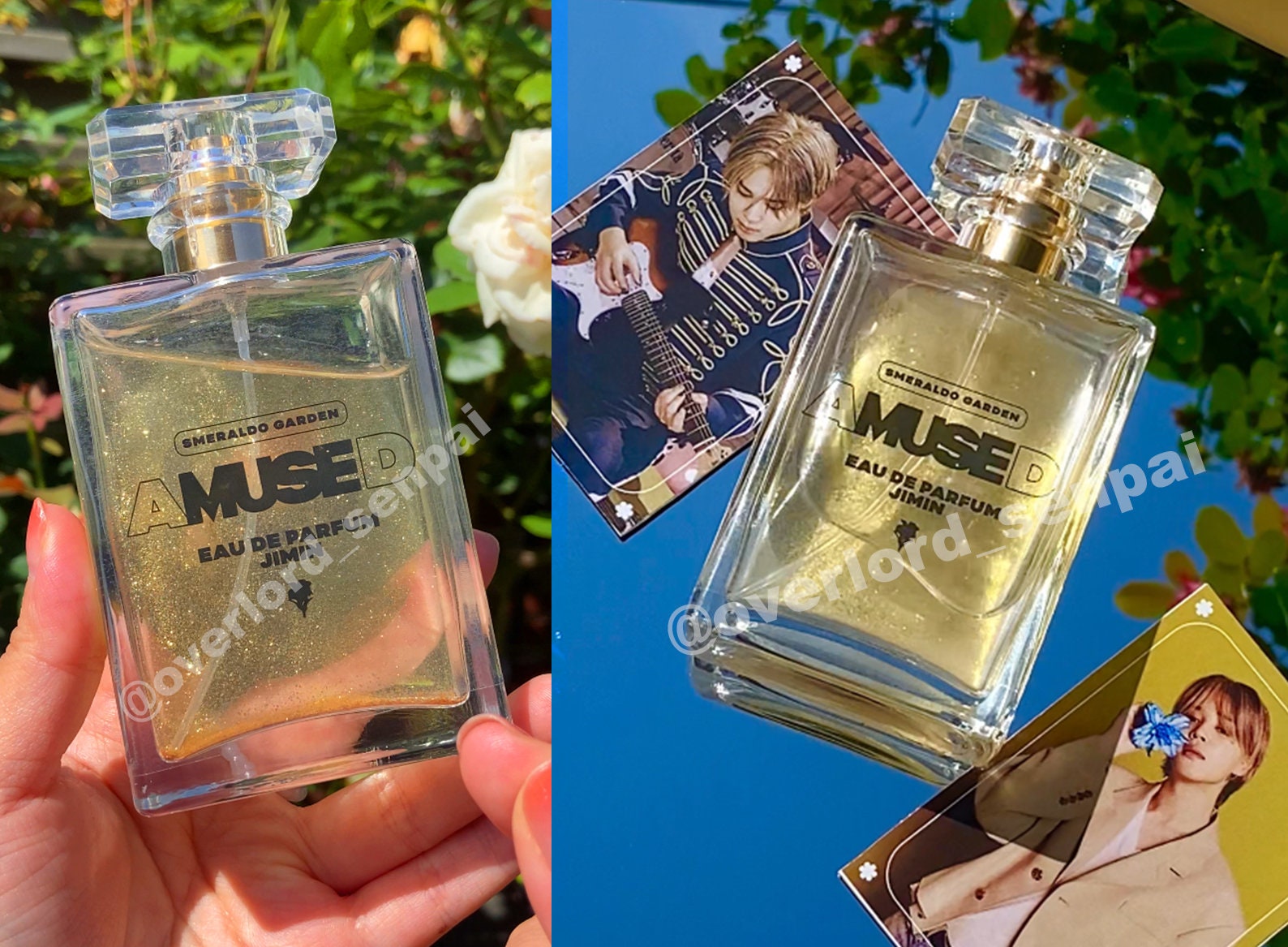 MUSE PERFUME BOTTLE / Gift for Army Fan / Blooming Serenade
